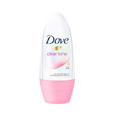 DESODORANTE DOVE DAMA 50ML ROLL ON CLEAR TONE