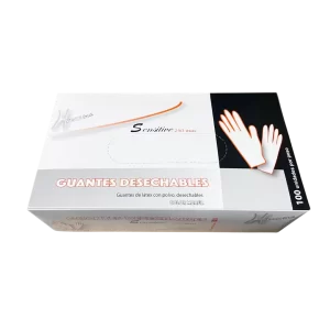GUANTES HYGIEINA TALLA XS DE LATEX BLANCO