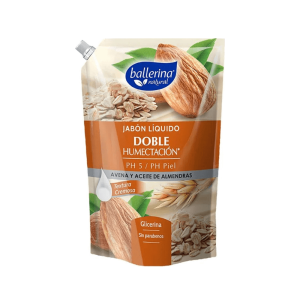 JABON LIQUIDO BALLERINA 750 ML DOYPACK AVENA/ALMENDRAS