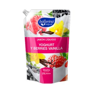 JABON LIQUIDO BALLERINA 750 ML DOYPACK YOGHURT/BERRY/VAINILLA
