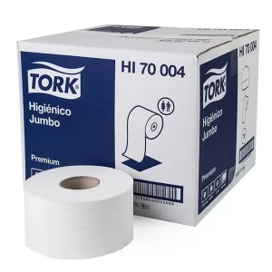 PAPEL HIGIENICO TORK  12 ROLLOS X 160 METROS DOBLE HOJA HI70004
