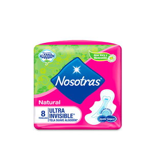 TOALLA HIGIENICA NOSOTRAS 8 UNIDADES ULTRAINVISIBLE