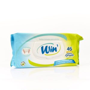TOALLITAS HUMEDAS ADULTO WIN 45 UND