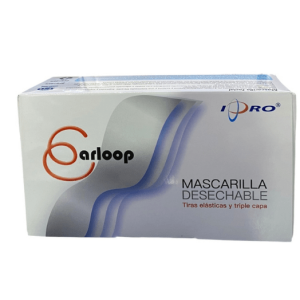 MASCARILLA CHIPRO CELESTE 50 UNIDADES