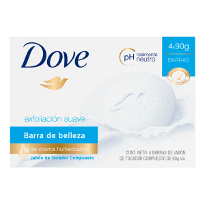 JABON BARRA DOVE 90 G EXFOLIACION SUAVE