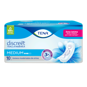 PAÑAL TENA MUJER 10 UNIDADES TALLA M REFRESH  (76105)