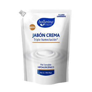 JABON BALLERINA 750 ML CREMA PIEL SENSIBLE